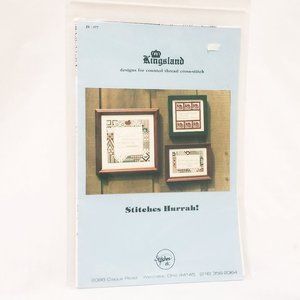 Quilters Saying Stitches Hurrah Cross Stitch Patterns JK - 377 Kingsland